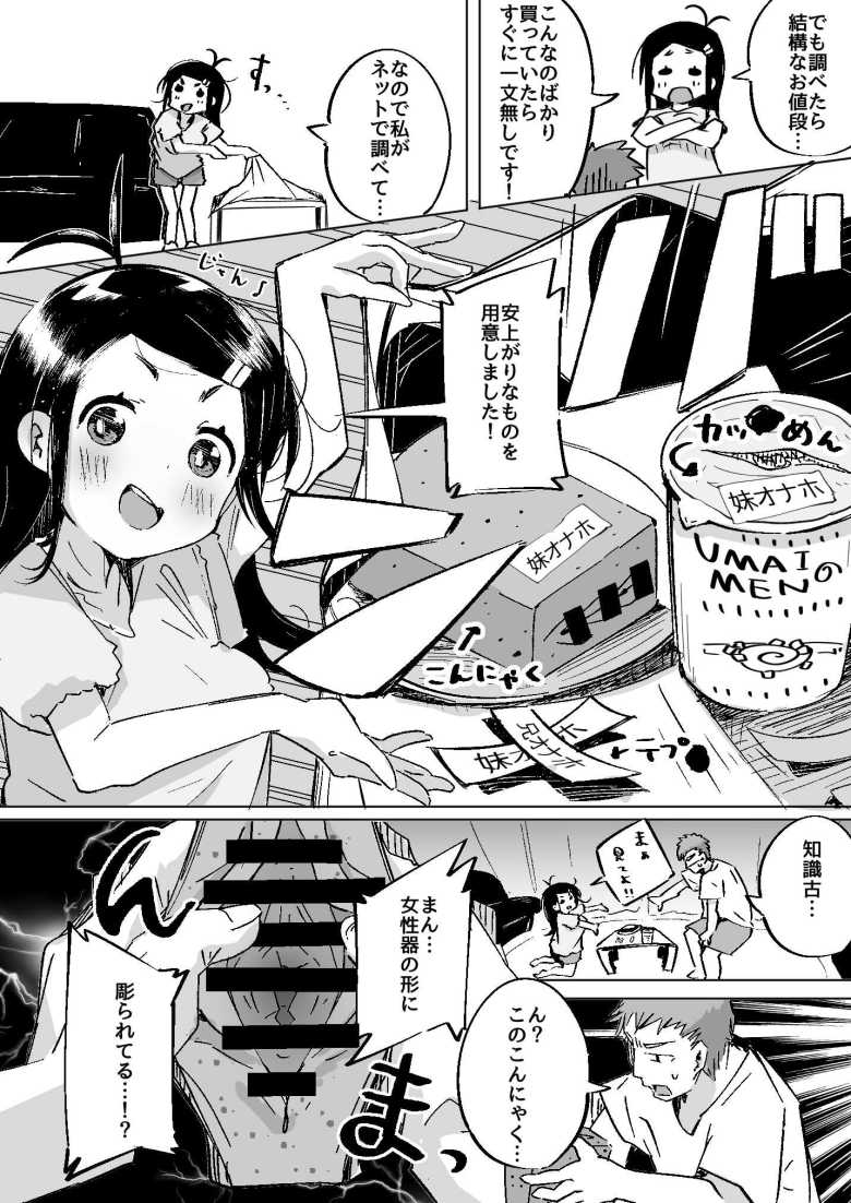 【エロ同人】僕は、妹の誘惑に耐え切れずオナホということにしてセックスをする。【常夏山椒魚】