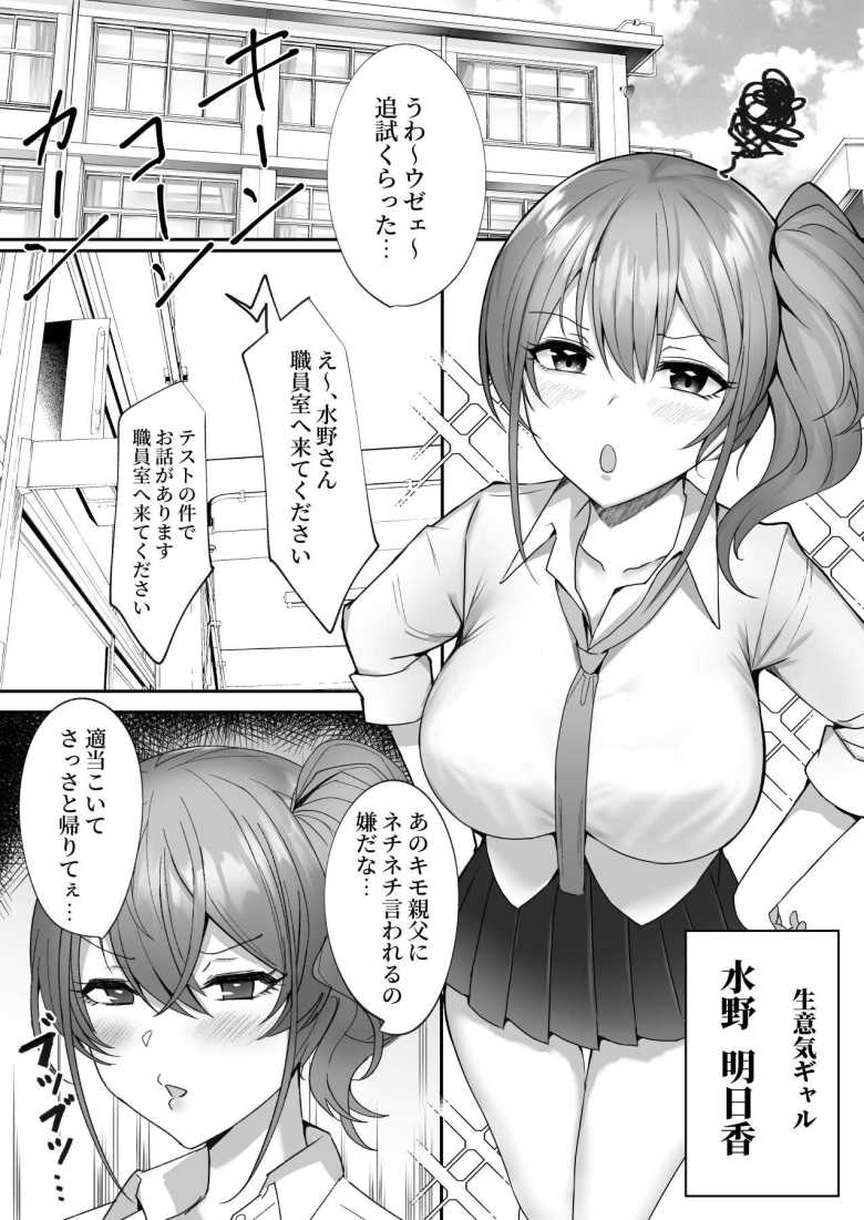 【エロ同人】ねとられぷらす～爆乳色白黒髪娘と生意気ギャルまとめ～【モルんち】のトップ画像