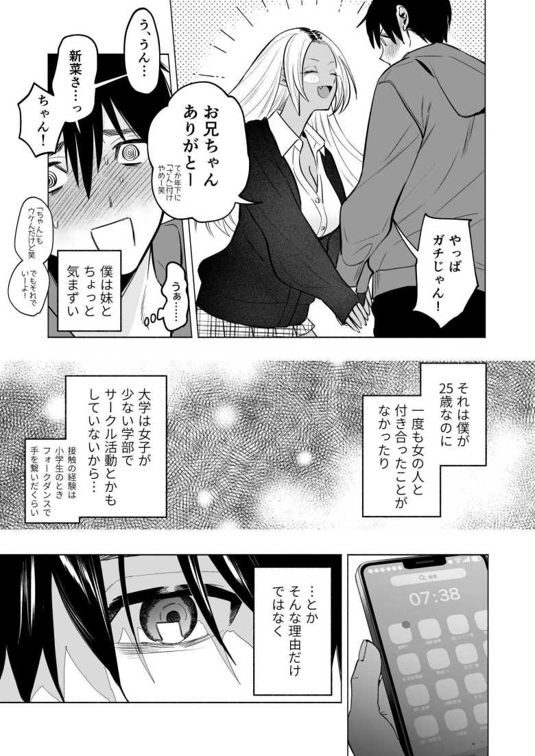 【エロ同人】黒ギャル巨乳義妹は僕を優しく搾精したい【チンプルホッターズ】