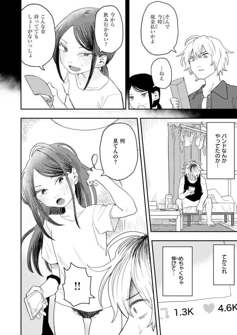 【エロ漫画 ナオについて】バズったバンドのメンバーがセフレだった【ONAKA】