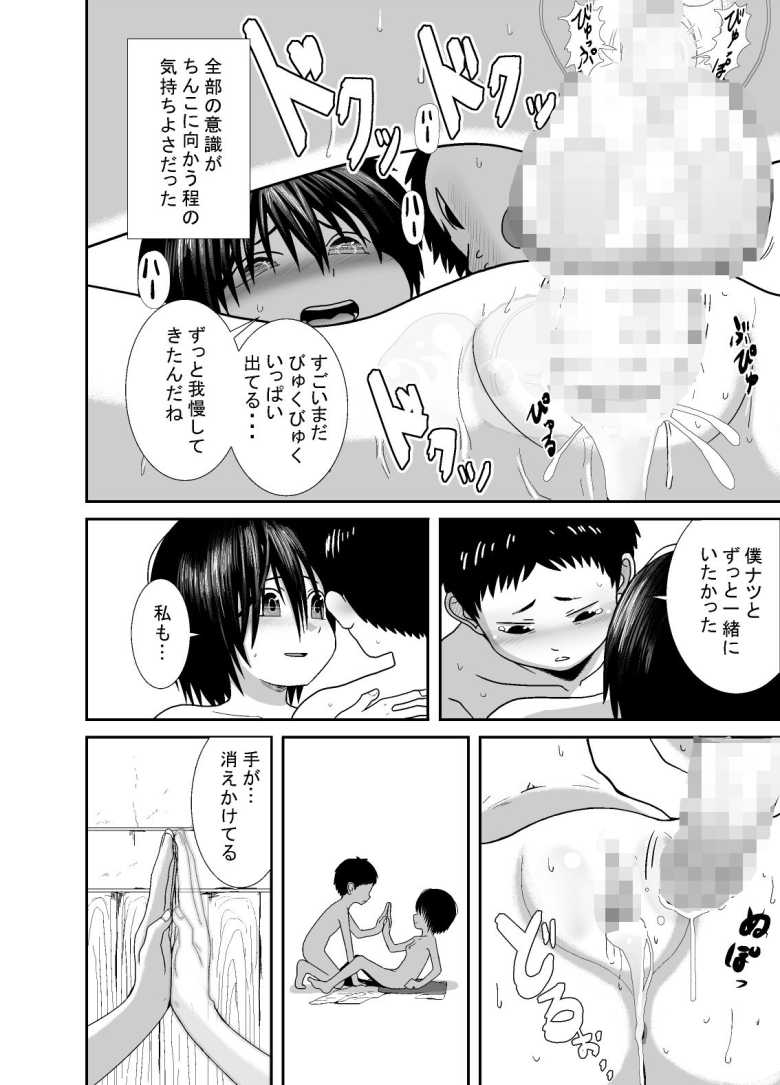 【エロ同人】ナツとソラ~僕が精通するまでの友達~【潤滑喫茶】