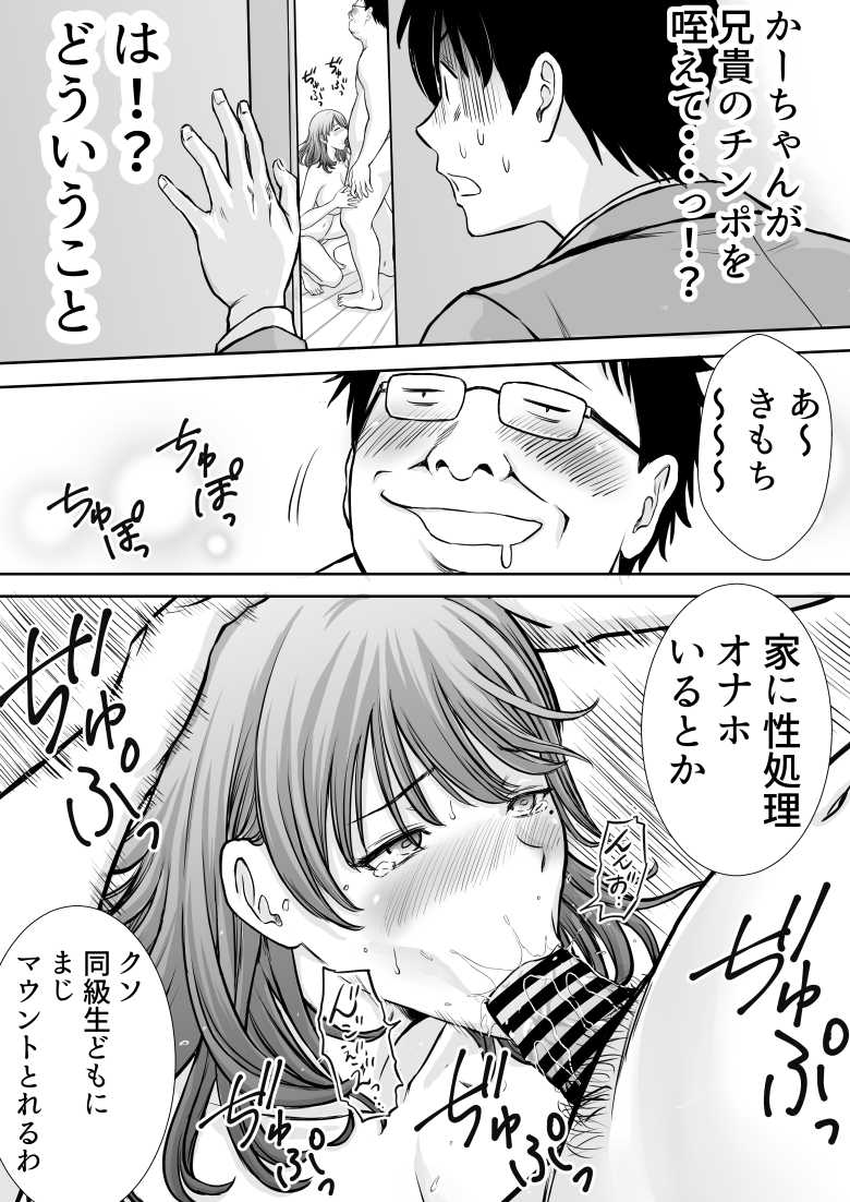 【エロ同人】僕のかーちゃんがひきこもりニートデブ兄貴の性処理オナホになっていた話【たろバウム】