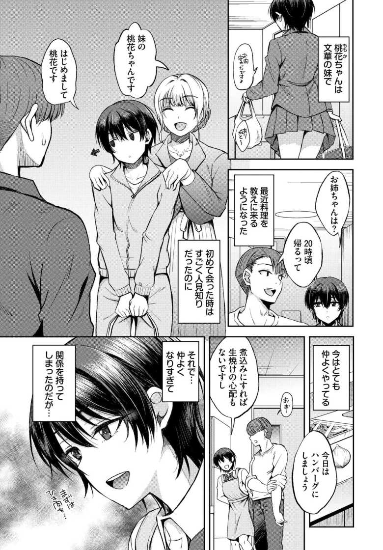 【エロ漫画 ボタンホールはズレている】同棲してる彼女の妹に手を出してしまった【間島白幸】