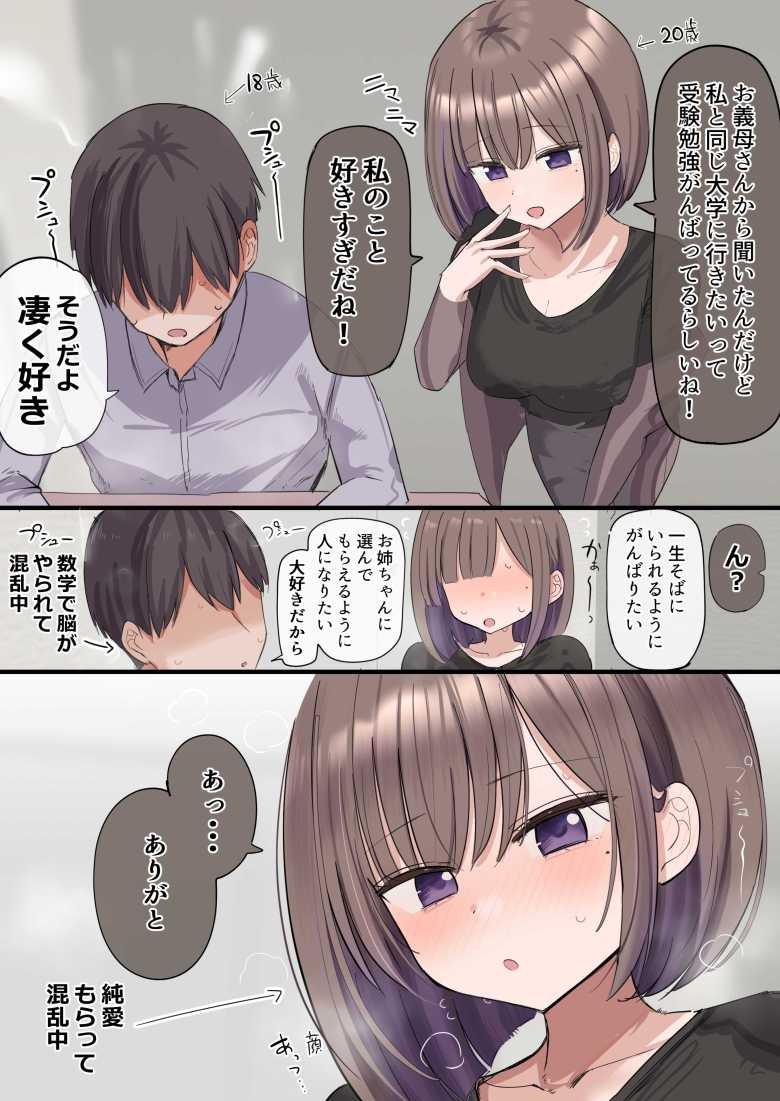 【エロ漫画】2個上の家庭教師のお姉ちゃんとたくさんえっちする話【花咲方茶】