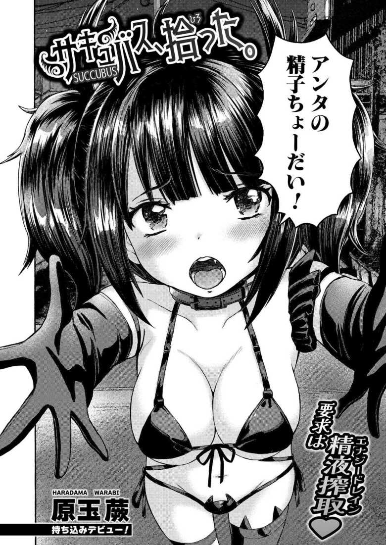 【エロ漫画 サキュバス、拾った。】行き倒れのサキュバスに精液を搾られまくる【原玉蕨】