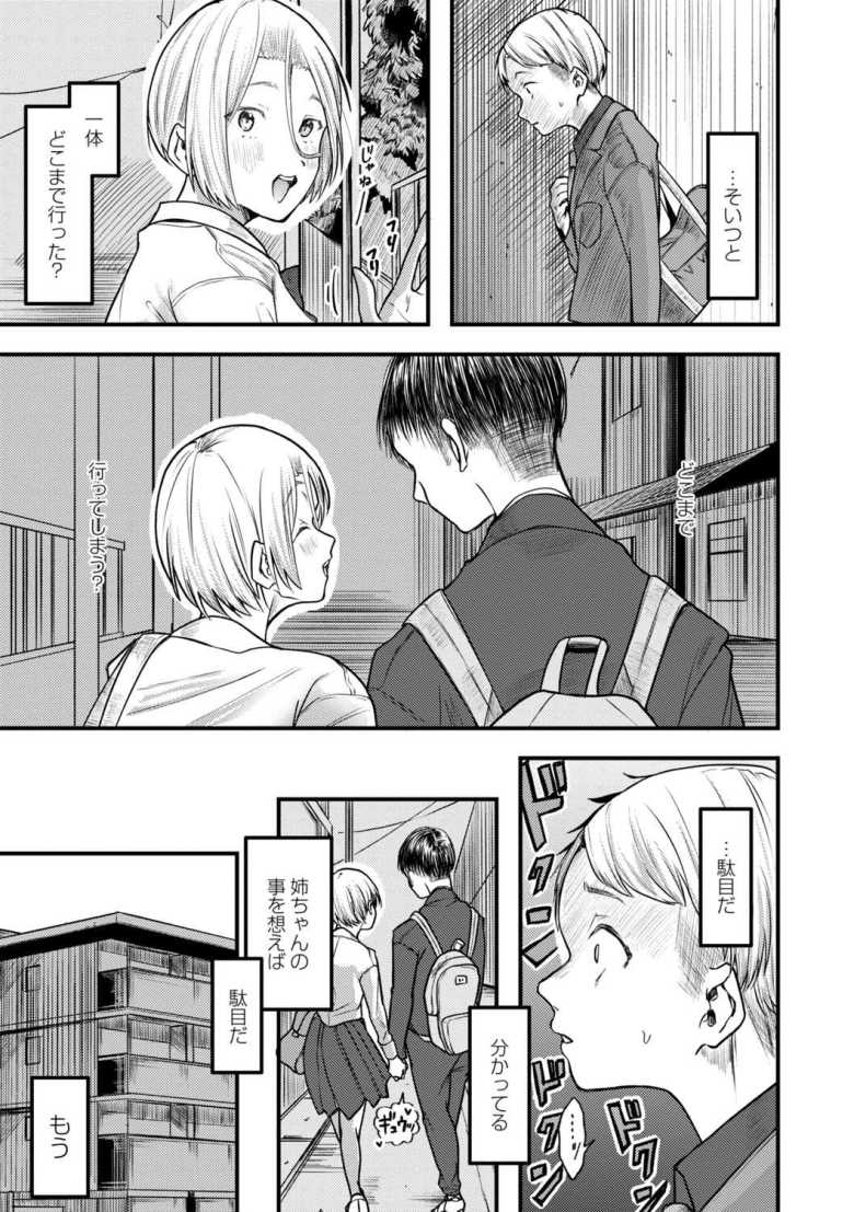 【エロ漫画 姉弟同舟】姉に彼氏がいると知り弟が夜這いを仕掛ける【さやと】