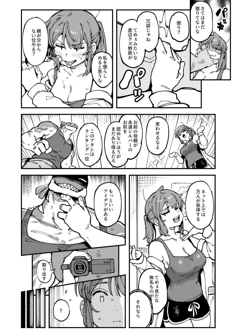 【エロ同人】私にこんな口聞いて、親ガチャ失敗したのか【捕食少女】