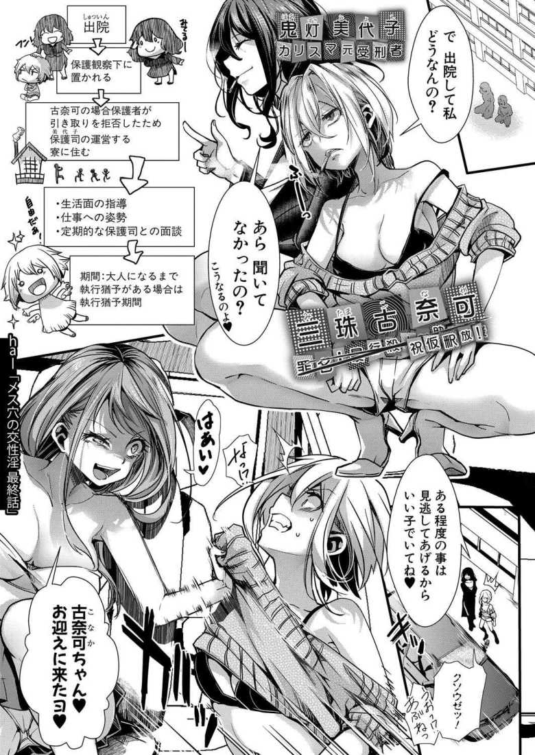 【エロ漫画 メス穴の交性淫 最終話】人生舐めプ中のメスに再教育【hal】