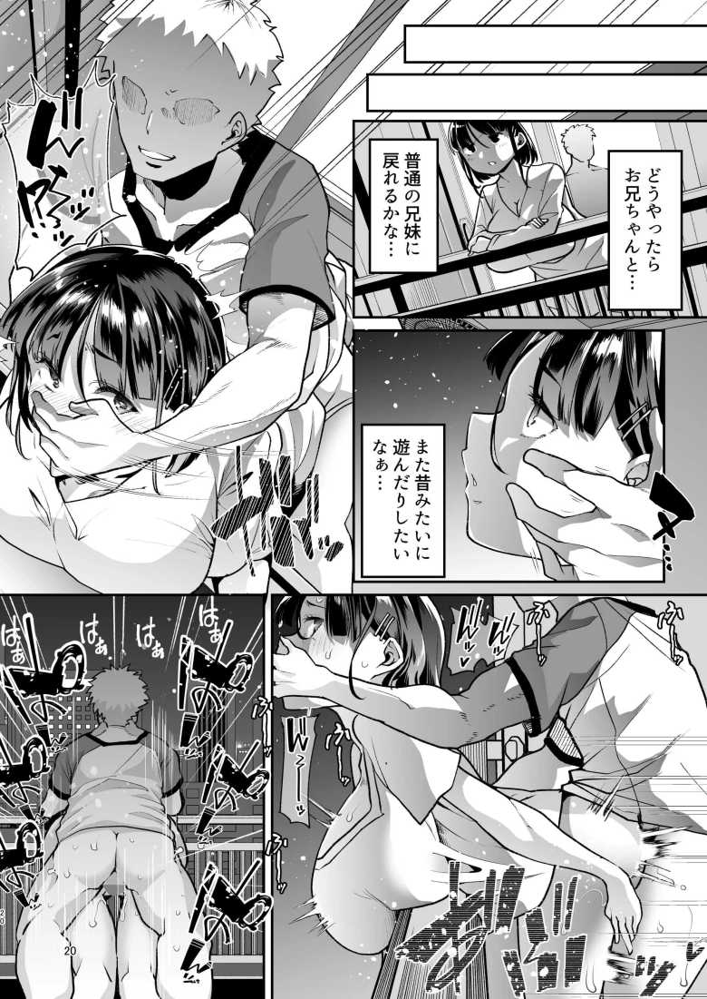 【エロ同人 このお兄ちゃん、なにかおかしい…っ!】妹を性的な目で見る兄【白金庵】