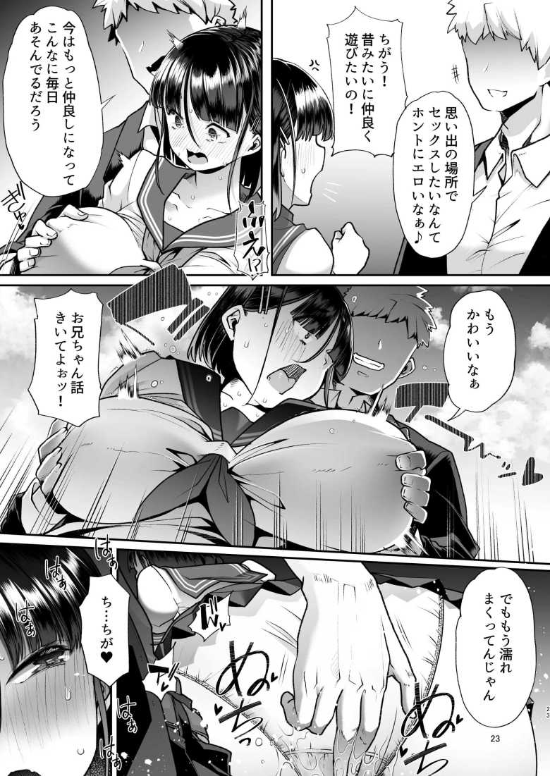 【エロ同人 このお兄ちゃん、なにかおかしい…っ!】妹を性的な目で見る兄【白金庵】