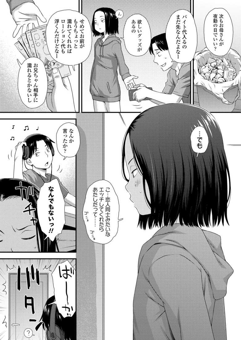 【エロ漫画 妹のマ●コの使い方】兄とお小遣い稼ぎと称してセッ●スする妹【くどうひさし】