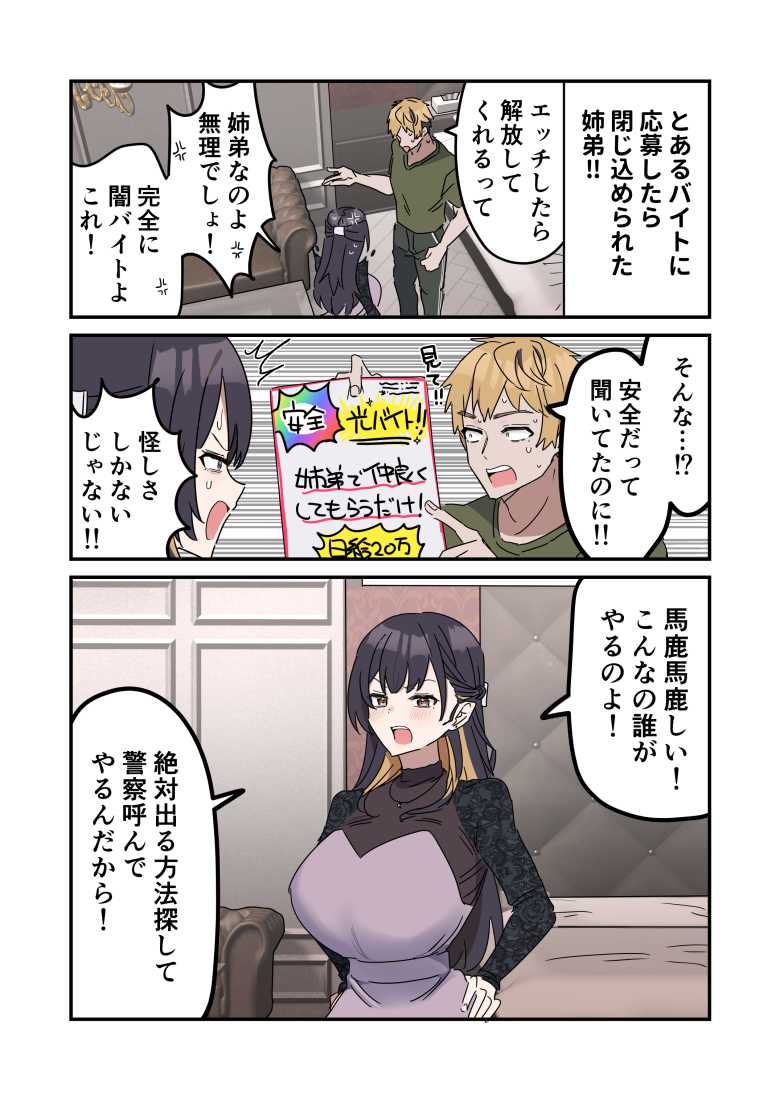 【エロ同人 しすたーこんとらすと 溺愛お姉ちゃんと濃密性活】溺愛する弟の性処理をしちゃう姉達【ダイコテツ団】
