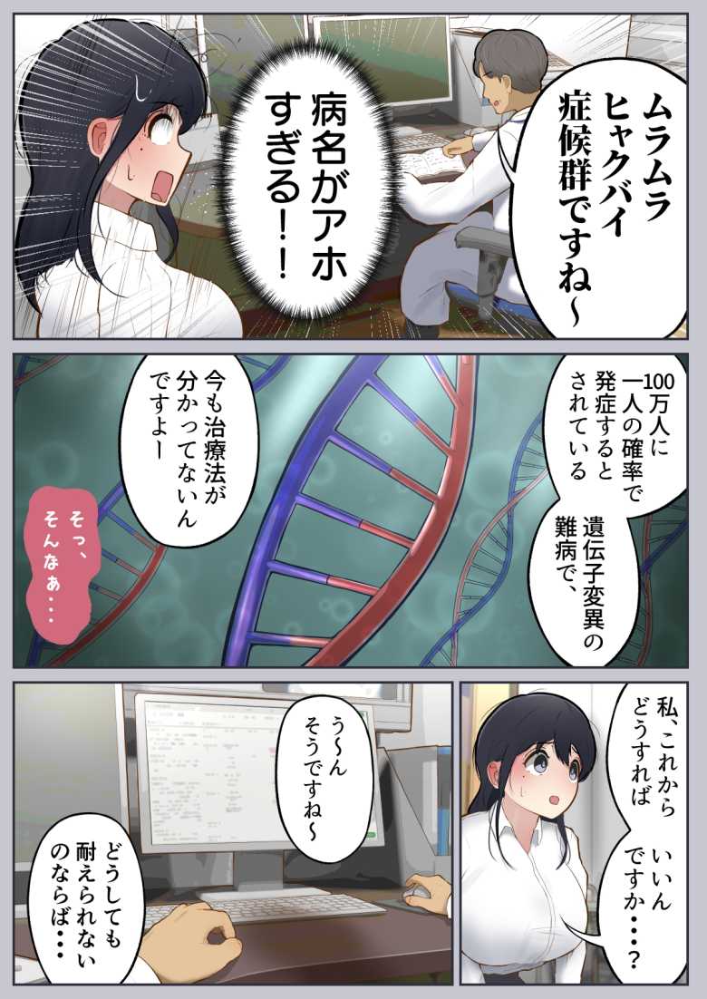 【エロ同人】男に興味ゼロの帰宅部女子が、もしも性欲100倍になったら【しろのぶらうす】
