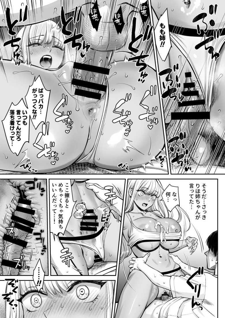 【エロ同人】居候先のギャル姉妹と交互にハメまくるだけの生活【突然姉ができた話3】
