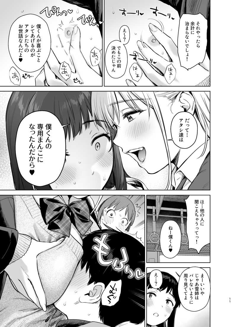 【エロ同人】両親の留守中に面倒を見てくれることになった親戚の美人姉妹がショタ大好き姉妹だった【ないしょのつうがく】