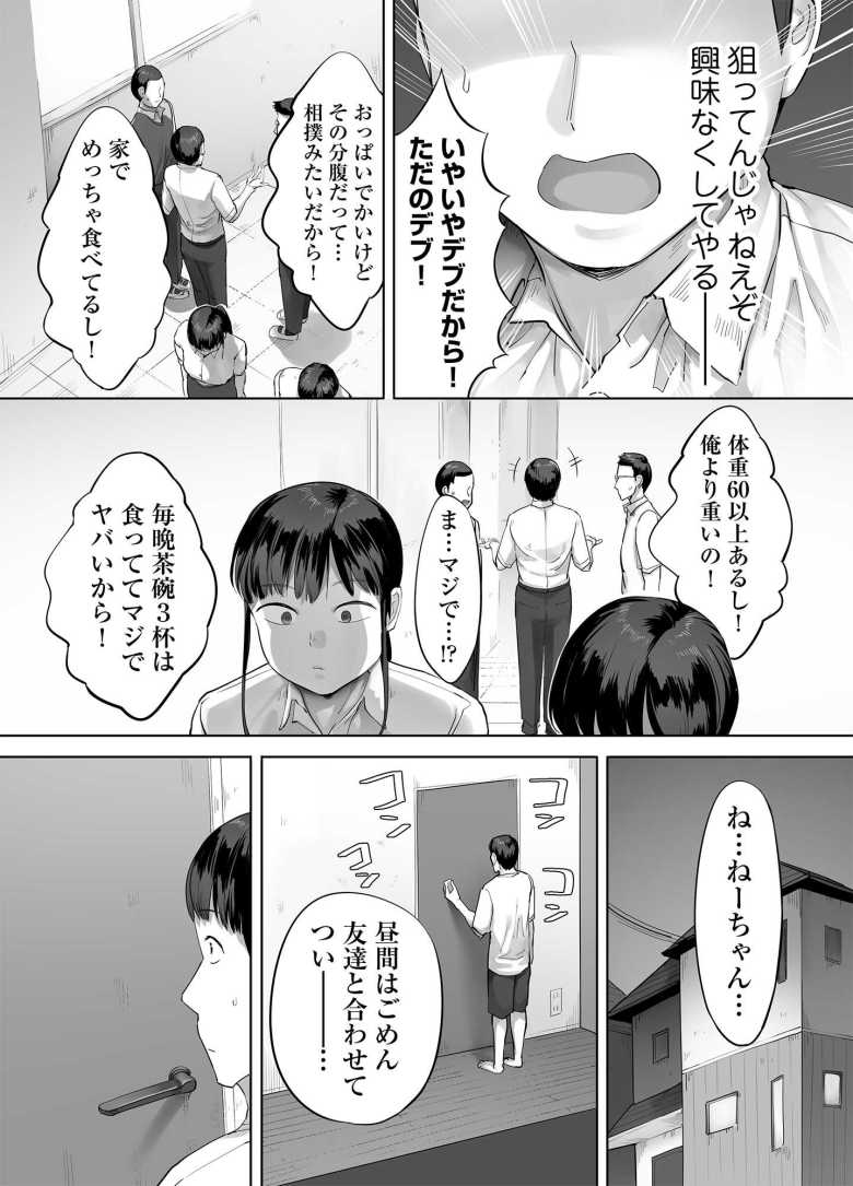 【エロ同人】ダメ可愛い姉にお腹いっぱいご飯を食べさせて至った隙にハメまくる【ドカ食い姉貴は俺の穴】