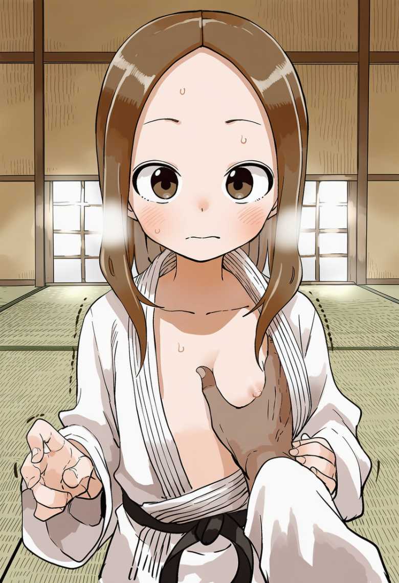 【画像】男子との柔道練習で抑え込まれ無責任中出しされる高木さん