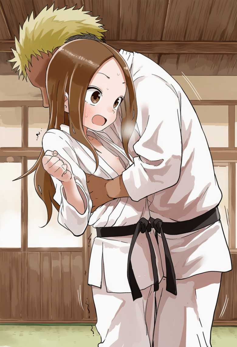 【画像】男子との柔道練習で抑え込まれ無責任中出しされる高木さん