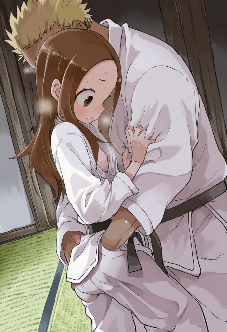 【画像】男子との柔道練習で抑え込まれ無責任中出しされる高木さん