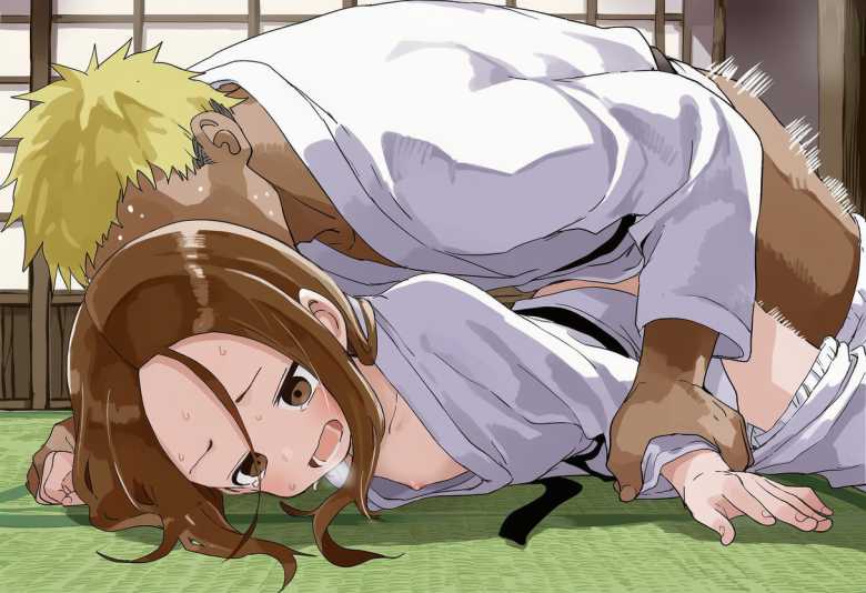 【画像】男子との柔道練習で抑え込まれ無責任中出しされる高木さん