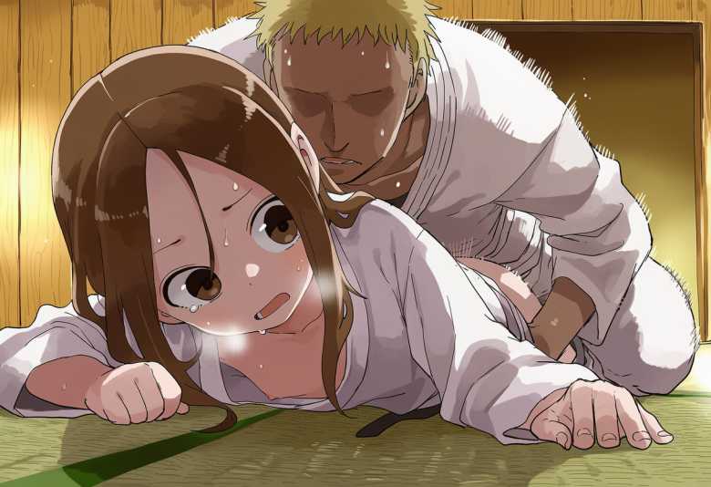 【画像】男子との柔道練習で抑え込まれ無責任中出しされる高木さん