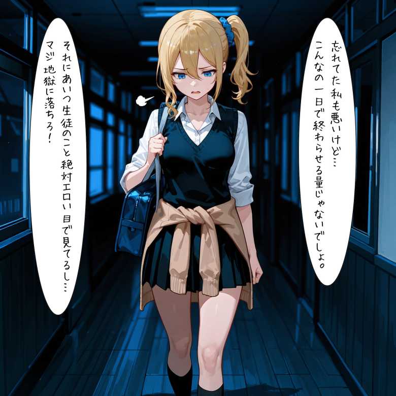 【画像】「夜は危ないぞぉ…先生が送ってってやるならなぁ…♥」素敵な恋を夢見るギャルJKさん汚いおっさん教師にヤられてしまう