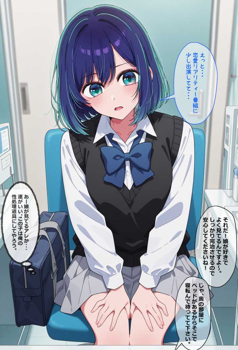 【画像】「どうせお偉いに枕営業溶かしてんだろ？♥」病院でセクハラされ特別なクスリで発情させられてしまうアイドルさん