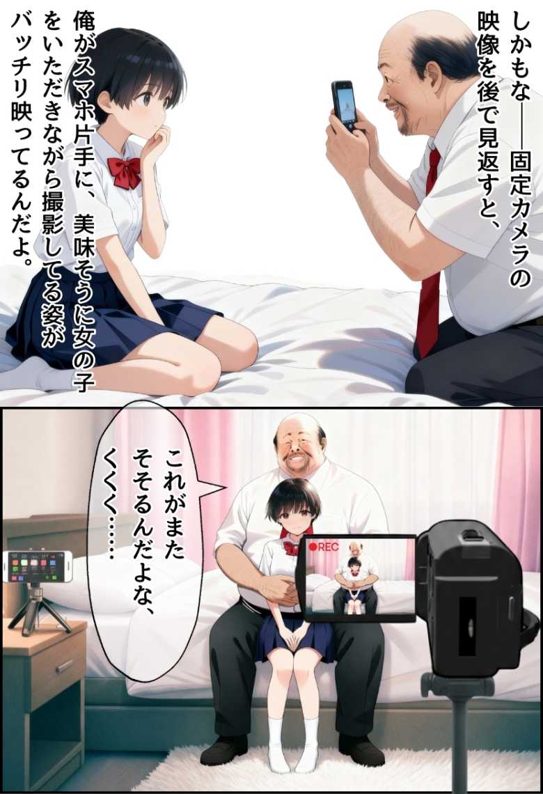 【エロ同人】JKさん「いっぱいヌいてくださいね♥」ハメ撮りの撮影テクニックを講義形式で紹介漫画w【同人AVで月収100万を稼ぐ! ハメ撮り撮影テクニック大全】