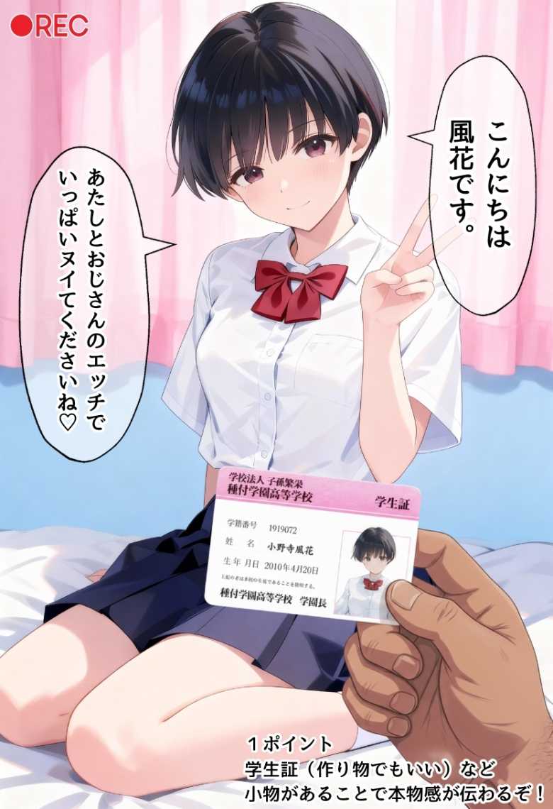 【エロ同人】JKさん「いっぱいヌいてくださいね♥」ハメ撮りの撮影テクニックを講義形式で紹介漫画w【同人AVで月収100万を稼ぐ! ハメ撮り撮影テクニック大全】