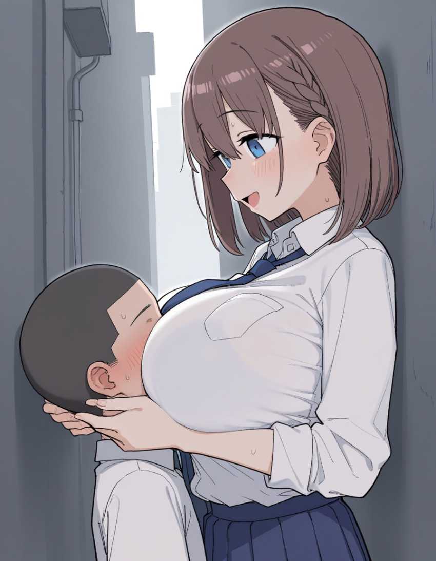 【画像】エッチなJKさんに声をかけられたエロガキくん持ち帰られておねショタエッチ