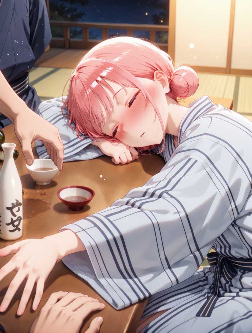 【画像】将来有望な新体操女子さん進められるがまま飲まされオジサンたちの性のはけ口になる
