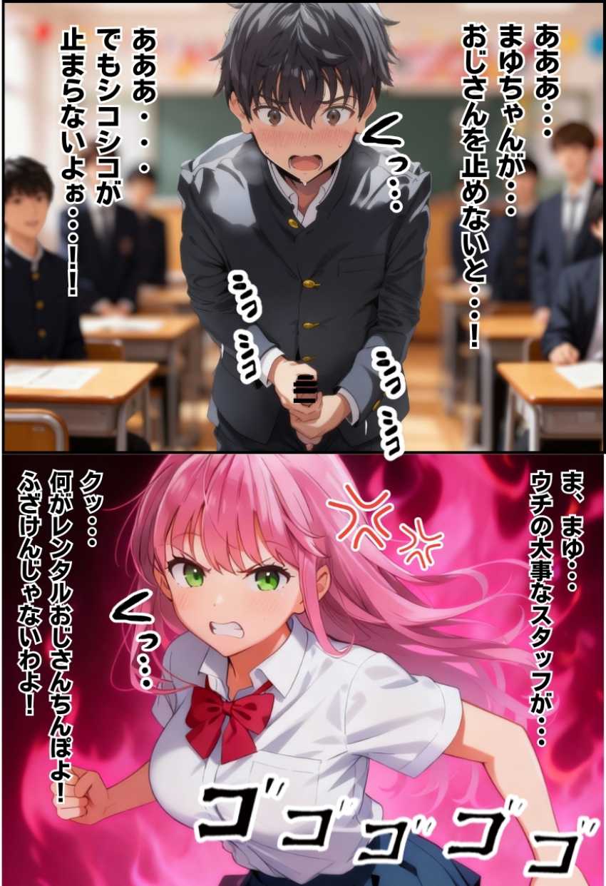 【エロ同人】JKさん「じゃあ…挿れてあげるね♥」文化祭で風俗営業してしまうイカレタ学校w【【大乱交】文化祭JKヘルス VS レンタルおじさんちんぽ】