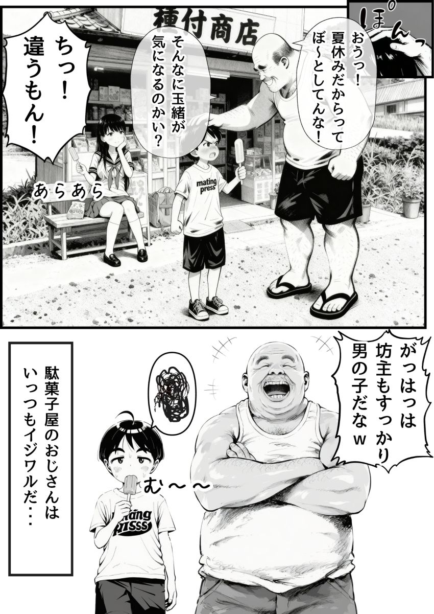 【エロ同人】憧れのお姉さんは駄菓子屋のオヤジのオンナだった【【僕のNTR夏休み】あの日見た種付けプレスを僕はまだ忘れられない】