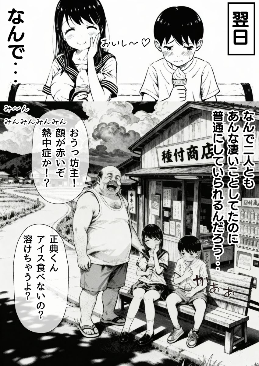 【エロ同人】憧れのお姉さんは駄菓子屋のオヤジのオンナだった【【僕のNTR夏休み】あの日見た種付けプレスを僕はまだ忘れられない】