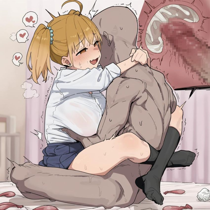 【画像】制服姿のJKさん達が楽しそうにセッ●スに勤しむ画像