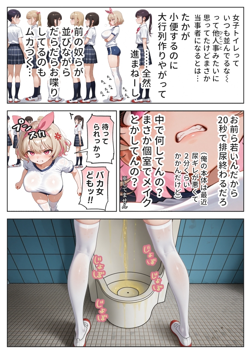 【エロ同人】JKさん「おいっ、ちょッ!イッたばっかッ!」変態体育教師と生徒指導室で中出しセックス【キモおじ⇔JK入れ替わり【3】変態体育教師のわからせ個別指導】