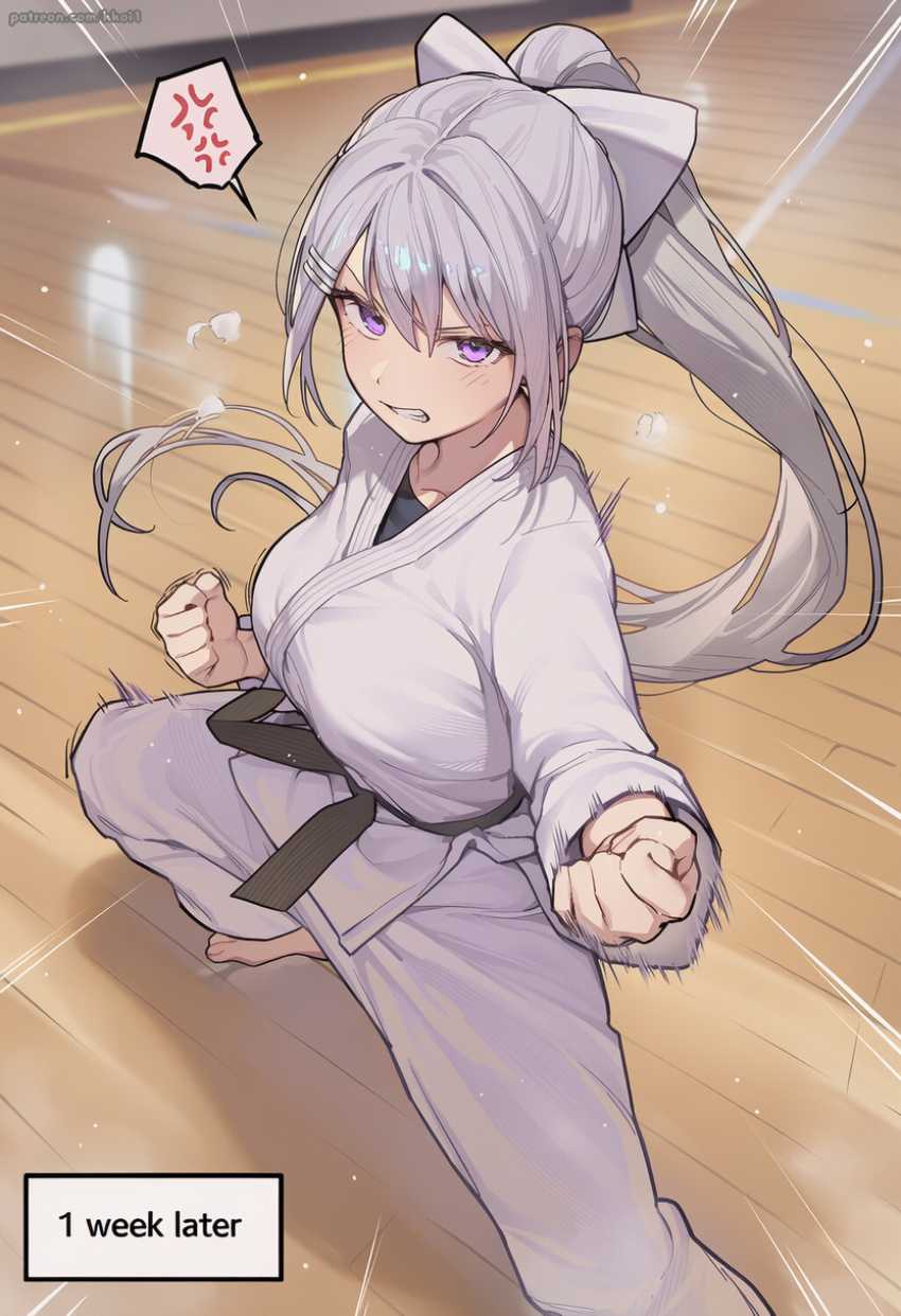 【画像】喧嘩最強女子さん黒人とのフィジカル差に圧倒されリベンジのたびにわからされてしまうｗ