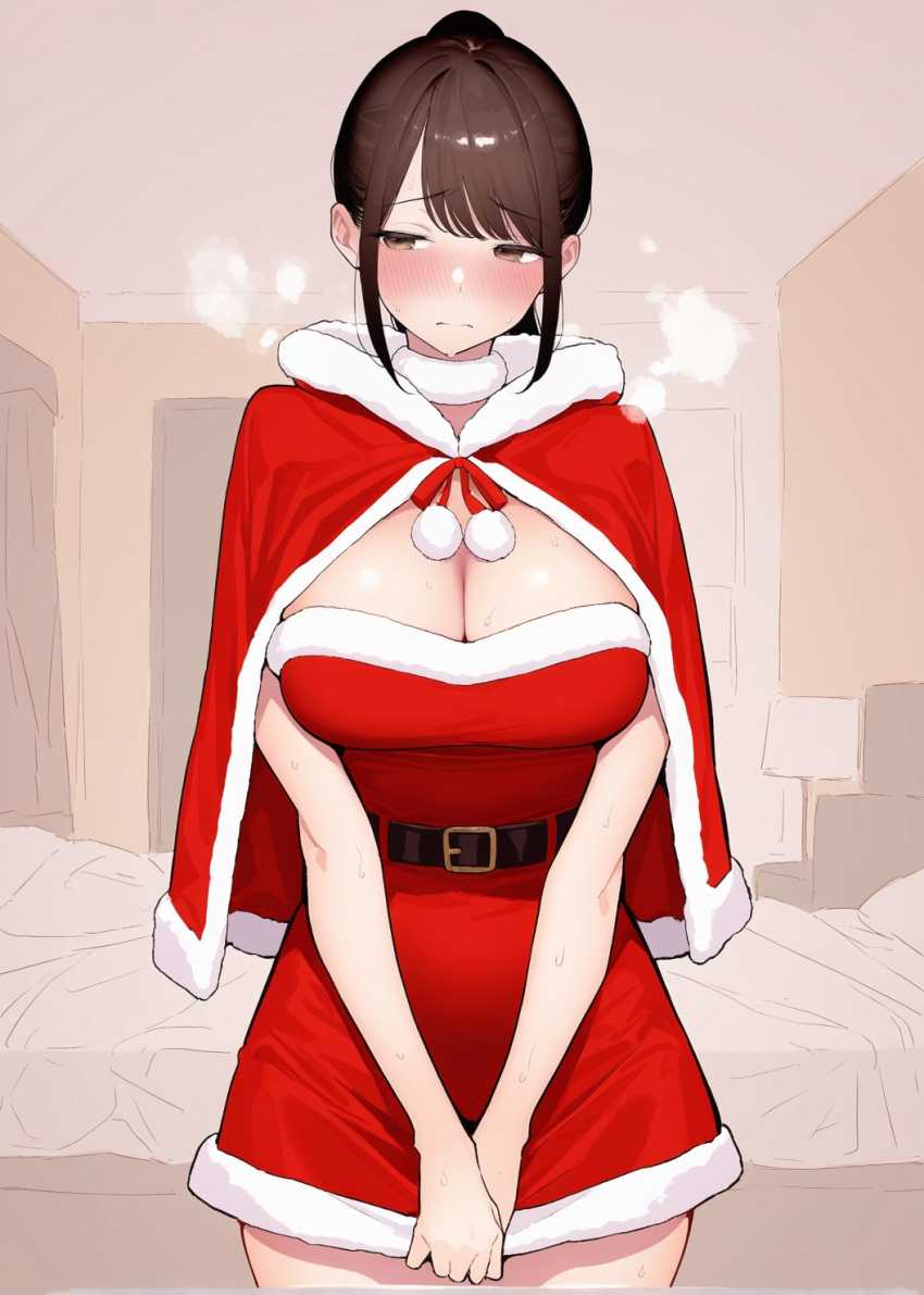 【エロ同人】男さん「彼氏さん、彼女さんのほやほやマ●コみえてますか～♥」【クリスマスプレゼントは寝取られでお願いします！ 誰もが羨むHカップ彼女が絶倫チンポでイキ狂い】