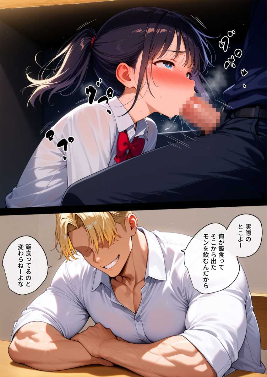 【エロ同人】男さん「ちゃんと命令通り履いてんじゃん♥」幼馴染JKが先輩に肉●器扱いされていた【どれだけ脳が壊れても】