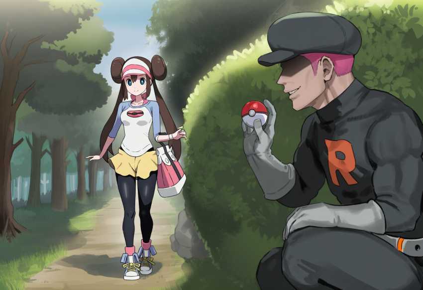 【画像】スリーパーの催眠でロケット団に入会させられた女さんが身体を使って一般人を誘惑する