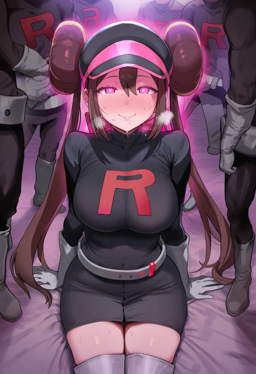 【画像】スリーパーの催眠でロケット団に入会させられた女さんが身体を使って一般人を誘惑する