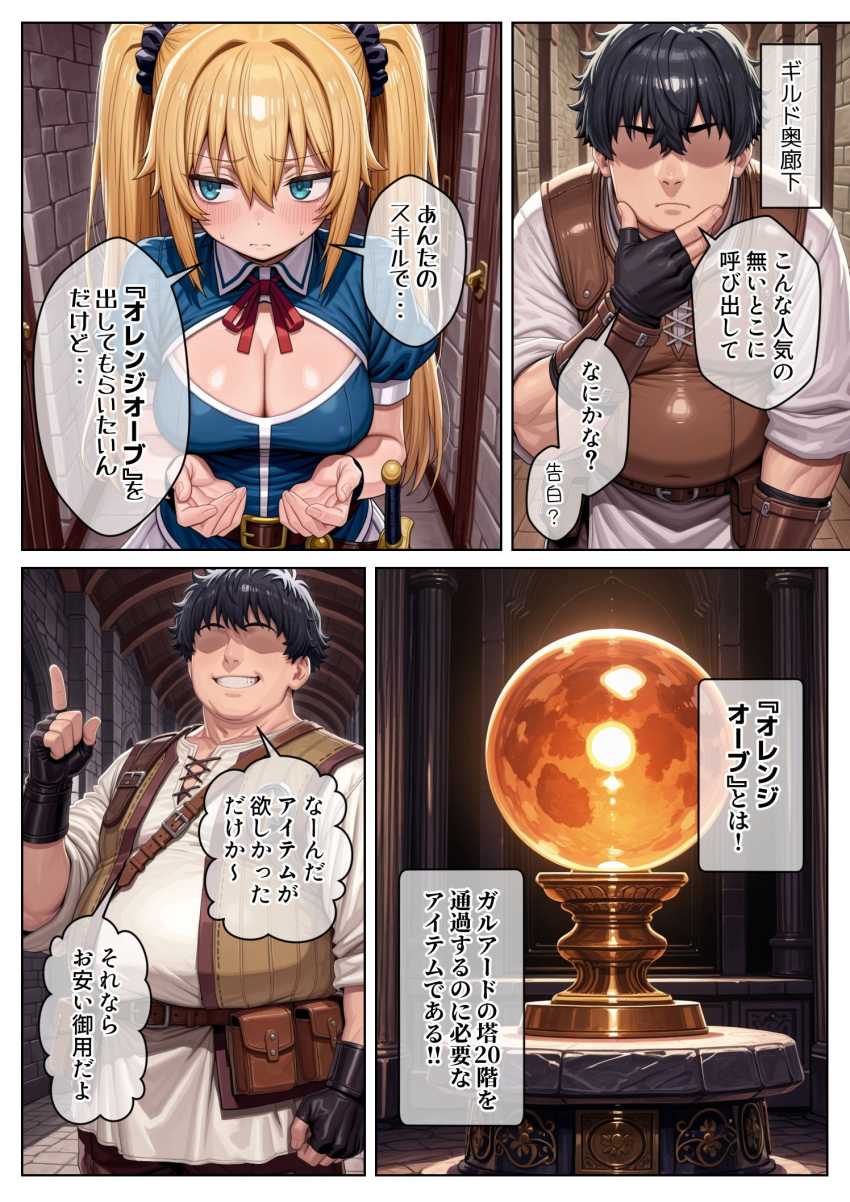 【エロ同人】男さん「正当な対価をいただかないとねっ♥」SSSSSランクのスキルで女の身体を貪りまくるｗ【異世界で『正当な対価』スキルを得た俺 対価としてセックスを要求する 2】