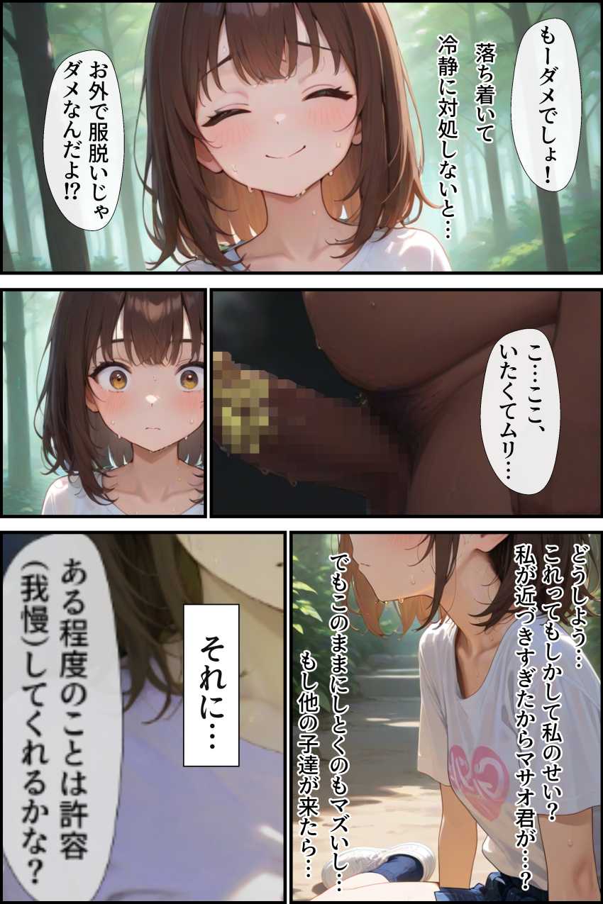 【エロ漫画】JKさん「こんなのが私の初体験だなんて…」ボランティアに参加したJKさんがヤバいおじさんに…【痴醜活動【ボランティア編】】