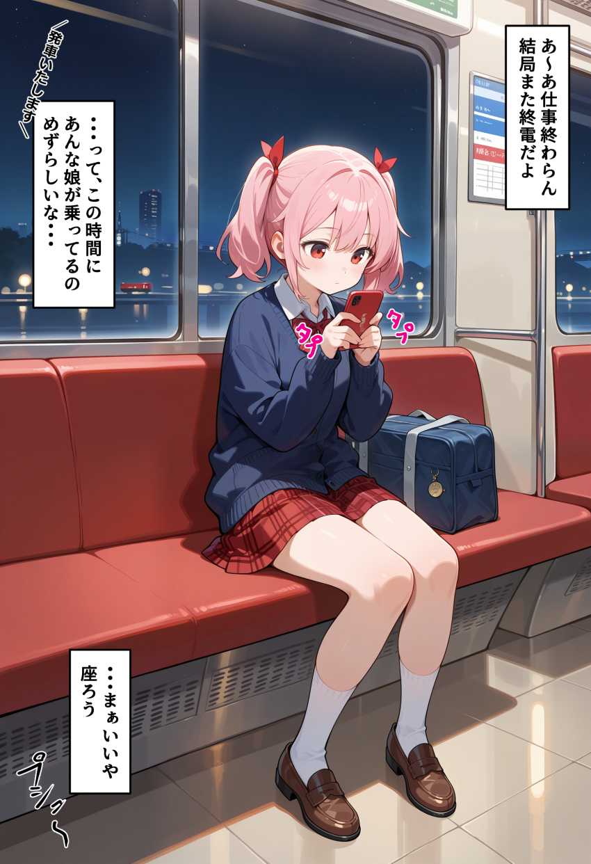 【画像】JKさん「お兄さんタイプだしタダでナナマでい～よ～♥」都会の終電にはこんな痴女JKが現れるらしい