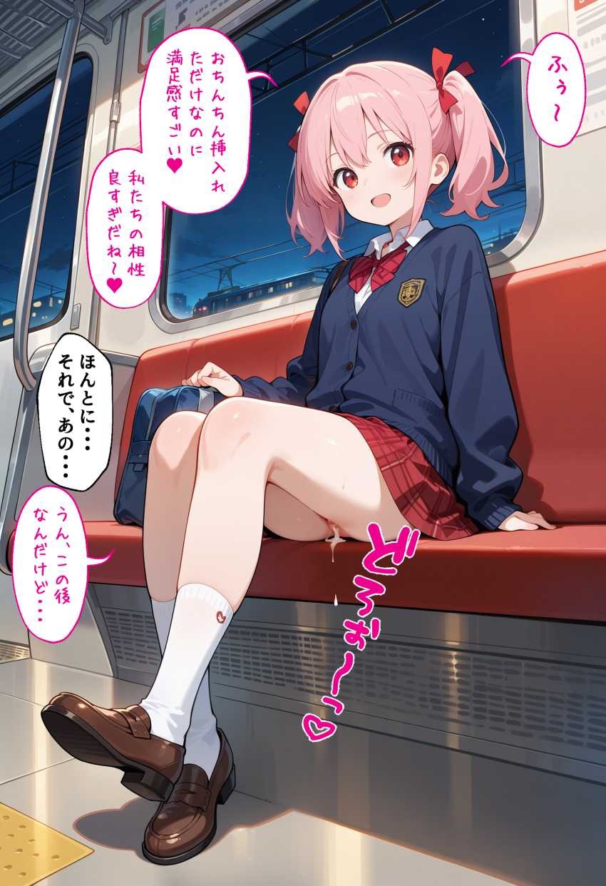 【画像】JKさん「お兄さんタイプだしタダでナナマでい～よ～♥」都会の終電にはこんな痴女JKが現れるらしい