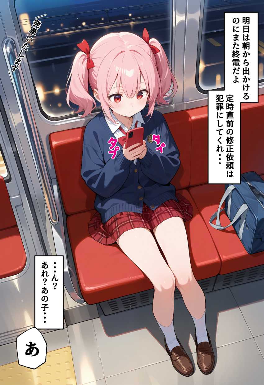 【画像】JKさん「お兄さんタイプだしタダでナナマでい～よ～♥」都会の終電にはこんな痴女JKが現れるらしい