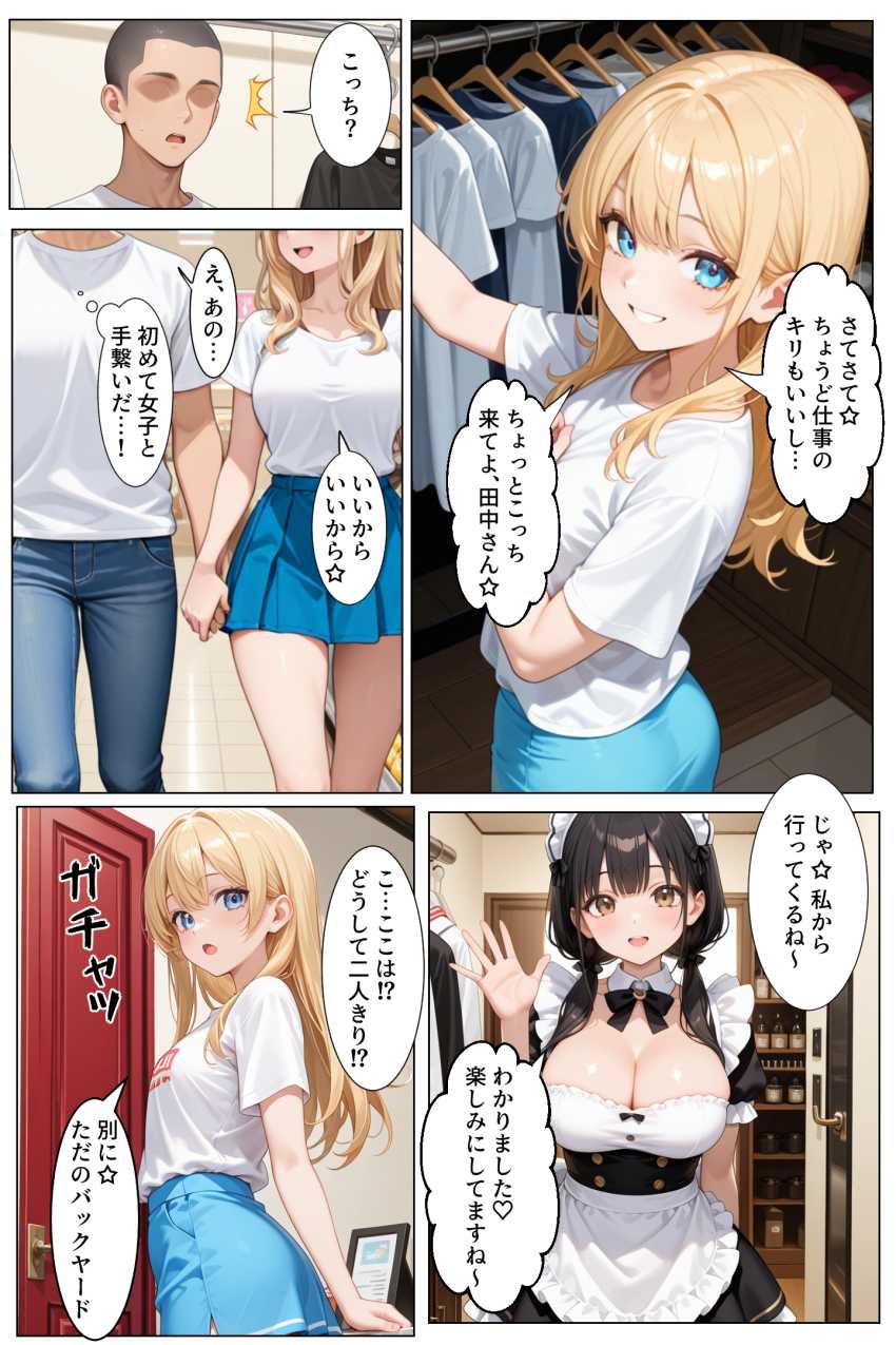 【エロ同人】ギャルさん「じゃ～ん♥ラブホテルです♥」道程にやさしいギャルとヤり放題【ティファニーパーク〜ここのスタッフ全員犯し放題って本当ですか？〜1話】