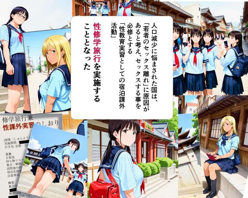 【エロ同人】男さん「この部屋メスクセぇ…w」学生が正しい性教育を学ぶ修学旅行【SEXができる修学旅行】