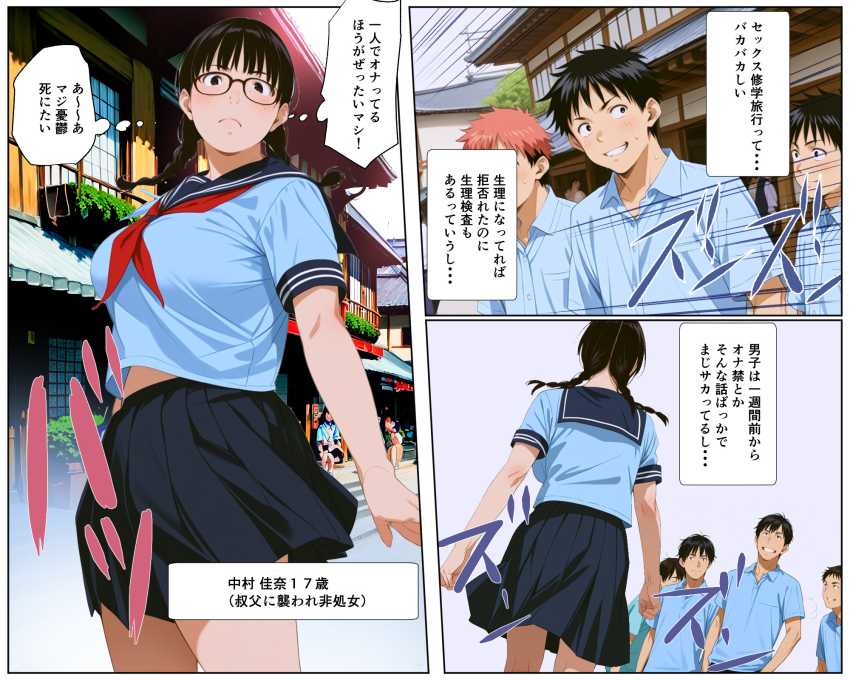 【エロ同人】男さん「この部屋メスクセぇ…w」学生が正しい性教育を学ぶ修学旅行【SEXができる修学旅行】