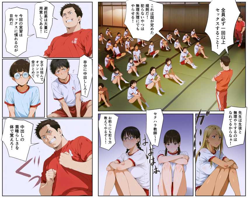 【エロ同人】男さん「この部屋メスクセぇ…w」学生が正しい性教育を学ぶ修学旅行【SEXができる修学旅行】